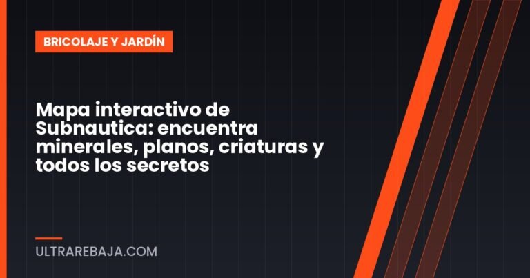 Mapa interactivo de Subnautica: encuentra minerales, planos, criaturas y todos los secretos