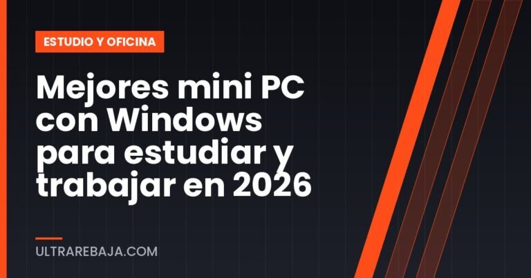 Mejores mini PC con Windows para estudiar y trabajar en 2026