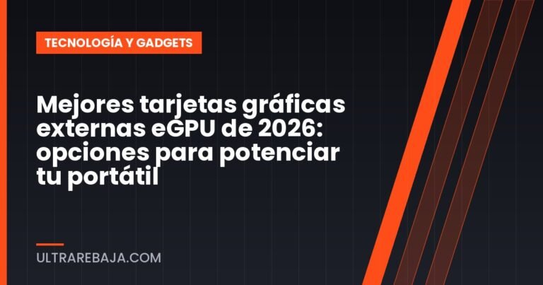 Mejores tarjetas gráficas externas eGPU de 2026: opciones para potenciar tu portátil