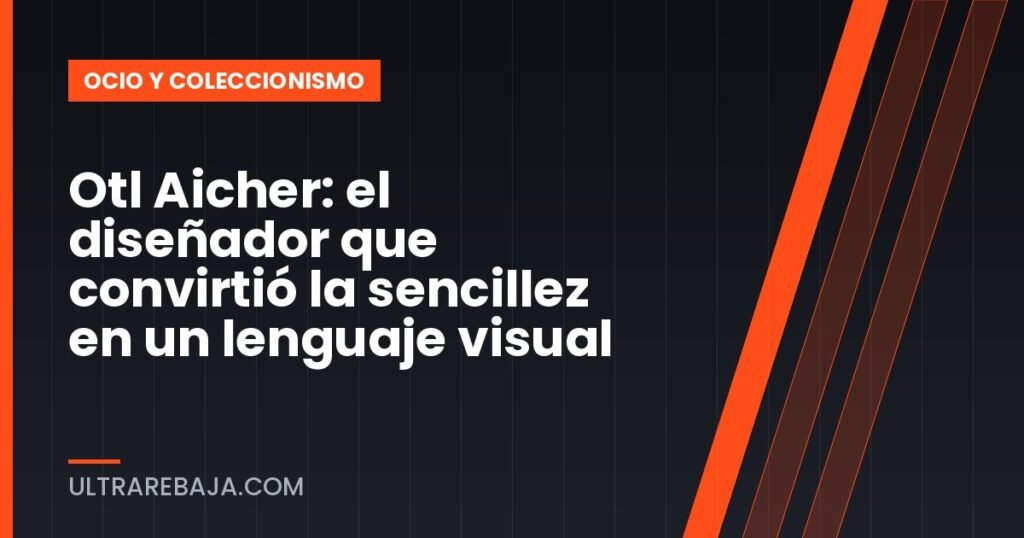 Otl Aicher: el diseñador que convirtió la sencillez en un lenguaje visual