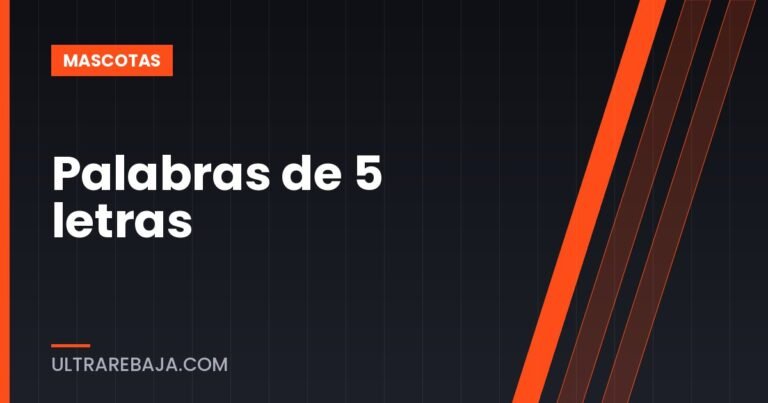 Palabras de 5 letras