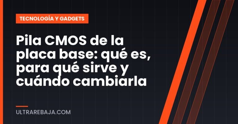 Pila CMOS de la placa base: qué es, para qué sirve y cuándo cambiarla
