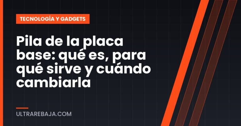 Pila de la placa base: qué es, para qué sirve y cuándo cambiarla