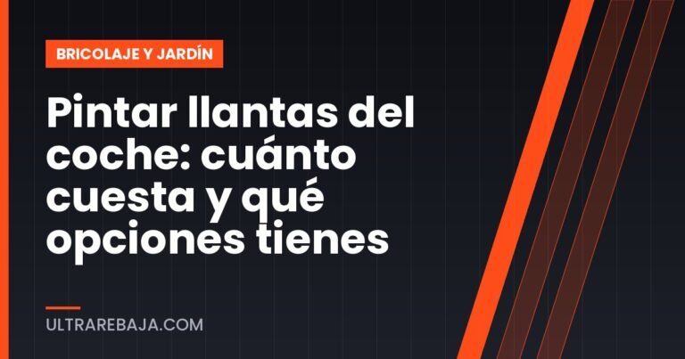 Pintar llantas del coche: cuánto cuesta y qué opciones tienes