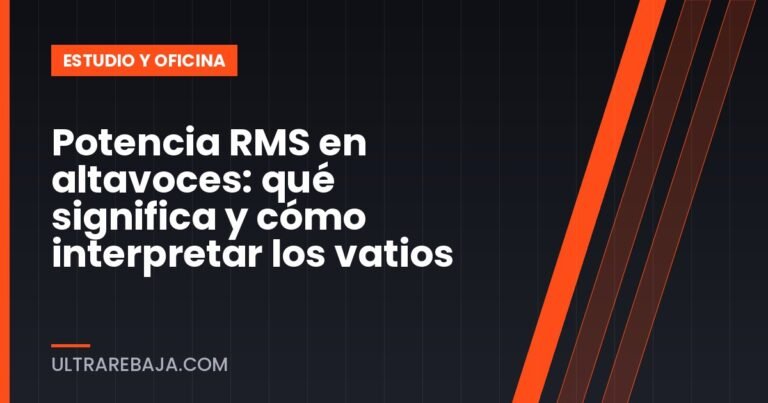 Potencia RMS en altavoces: qué significa y cómo interpretar los vatios