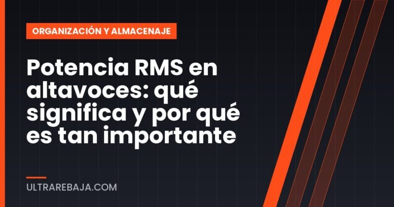 Potencia RMS en altavoces: qué significa y por qué es tan importante