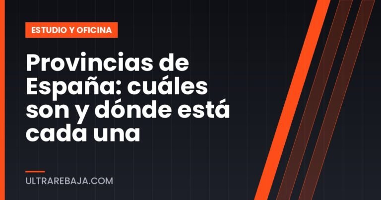 Provincias de España: cuáles son y dónde está cada una
