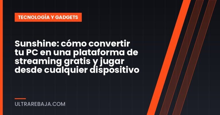 Sunshine: cómo convertir tu PC en una plataforma de streaming gratis y jugar desde cualquier dispositivo