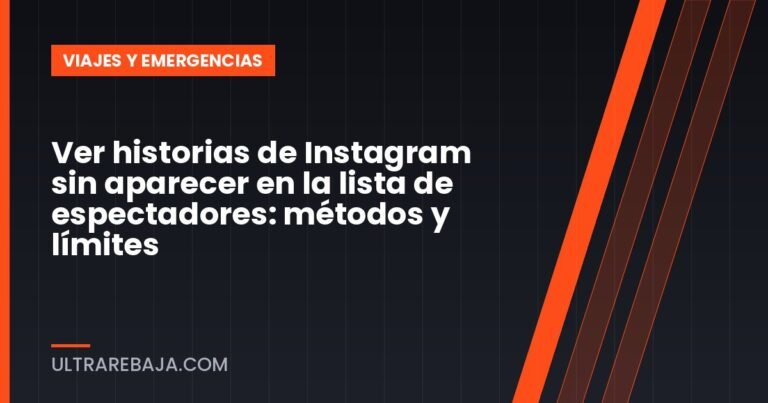 Ver historias de Instagram sin aparecer en la lista de espectadores: métodos y límites
