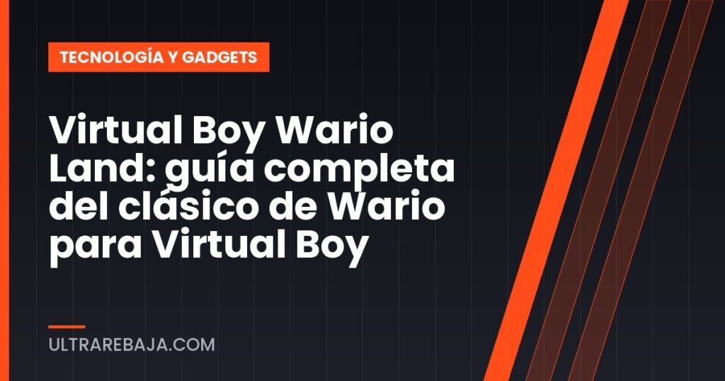 Virtual Boy Wario Land: guía completa del clásico de Wario para Virtual Boy