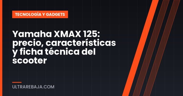 Yamaha XMAX 125: precio, características y ficha técnica del scooter