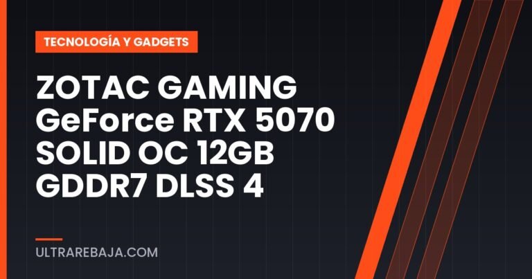 ZOTAC GAMING GeForce RTX 5070 SOLID OC 12GB GDDR7 DLSS 4